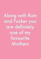 rude mother Birthday Card 12801 created by OBJECTABLES