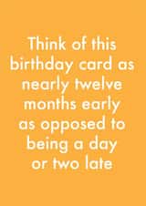 belated late Birthday Card 12802 created by OBJECTABLES