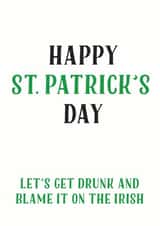 happy st Saint Patricks Day Card 12649 created by Tia Russell