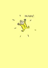 yellow birth New Baby Card 12763 created by Charlene Mitchell