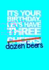 modern cool Birthday Card 13491 created by Oh My! Designs