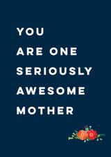 floral flowers Mothers Day Card 8502 created by Rudi & Co.