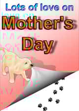 Puppy Mother's Card 36403 created by Nigel Brock