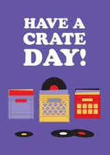 Vinyl Record Birthday Card 31932 created by The Fidorium