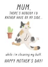 funny cat Mothers Day Card 7591 created by Chelsey Adams