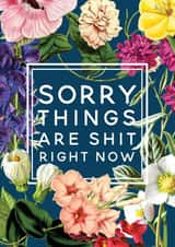 sorry things Thinking of you Card 3435 created by Ivorymint cards