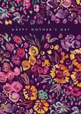 Classic Mothers Day Card - Flowers - Happy Mothers Day created by Rebecca Prinn