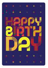 typography simple Birthday Card 12619 created by Electric Carp