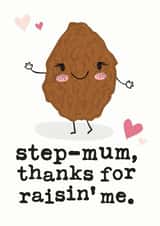 step-mum funny Mothers Day Card 5962 created by Mrs Best Paper Co.