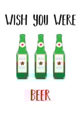 beer here Humour Card 23143 created by Adrian Serghie