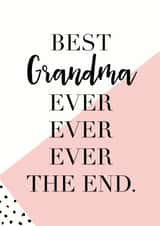 grandma grandmother Birthday Card 9023 created by Oh So Serendipity