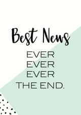 Best news ever! Wedding/engagement created by Oh So Serendipity