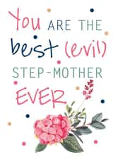 evil best Mothers Day Card 10323 created by Charlotte Dreyer