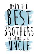 going uncle Pregnancy Card 12413 created by LOVE PAPER RAINBOW