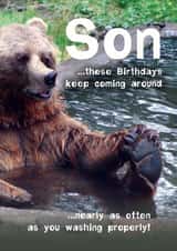 son funny Birthday Card 3208 created by JellynBean