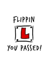 flippin passed Congratulations Card 10414 created by Keepseyshop