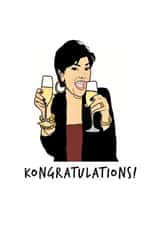 kardashian kris Congratulations Card 10415 created by Keepseyshop