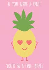fruit fineapple Valentines Day Card 29444 created by Rumble Cards