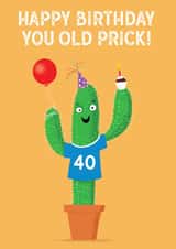cactus illustration Birthday Card 2485 created by Louise Gardner