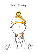 birthday him Card 35849 created by Charlene Mitchell