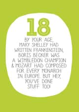 18th 18 Birthday Card 12989 created by Paper Plane