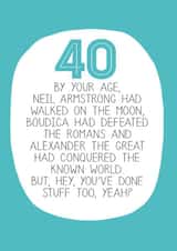 40 40th Birthday Card 12994 created by Paper Plane