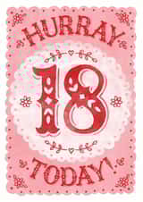 hurray watercolour Birthday Card 33835 created by Alexandra Snowdon