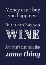 wine happiness Card 37286 created by PineapplePrints