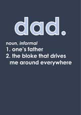dad funny Father's Day Card 12929 created by madebyadam
