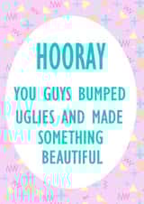 hooray bumped Pregnancy Card 10764 created by Lyndsey Jade