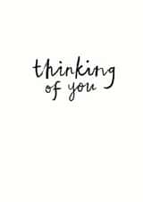 thinking of Just because Card 4997 created by Art + Ace Studio