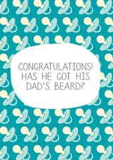 boy dad's New Baby Card 13005 created by Paper Plane