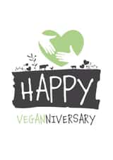 Vegan Anniversary Card 36998 created by Duncan Kerr