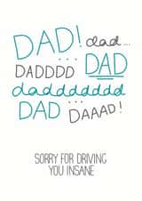 dad day Father's Day Card 31205 created by Sioux Alice