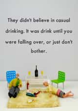 funny adult Just because Card 11406 created by Bold & Bright Cards