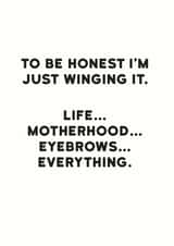 Humour funny Just because Card 11899 created by Holy Flaps