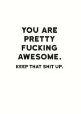 rude awesome Birthday Card 34161 created by Holy Flaps