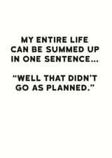 funny humour Just because Card 34162 created by Holy Flaps