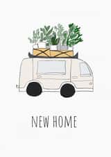 New Home Van with plants created by Tiny Steps