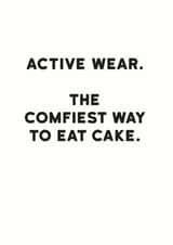 diet exercise Just because Card 11910 created by Holy Flaps