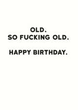 rude funny Birthday Card 11915 created by Holy Flaps