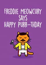 CAT ANIMAL Birthday Card 8561 created by Thirty Mussels