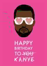 kanye west Birthday Card 7342 created by Rumble Cards