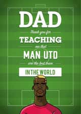 dad manutd Father's Day Card 34307 created by Diverse Pixels