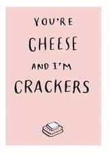 cheese crackers Anniversary Card 35399 created by Have a Gander