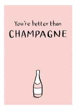 champagne alcohol Anniversary Card 35407 created by Have a Gander