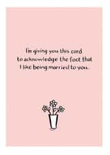 acknowledge i Anniversary Card 35408 created by Have a Gander