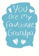 Favourite Grandpa Birthday or Father's Day card created by Alexia Claire