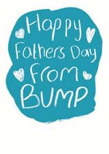 bump pregnancy Father's Day Card 9194 created by Alexia Claire