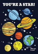 star planets Thank You Card 13656 created by Woah there Pickle